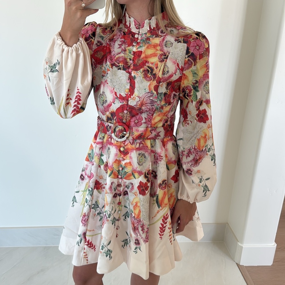 Floral Mini Dress - Picture 5 of 6
